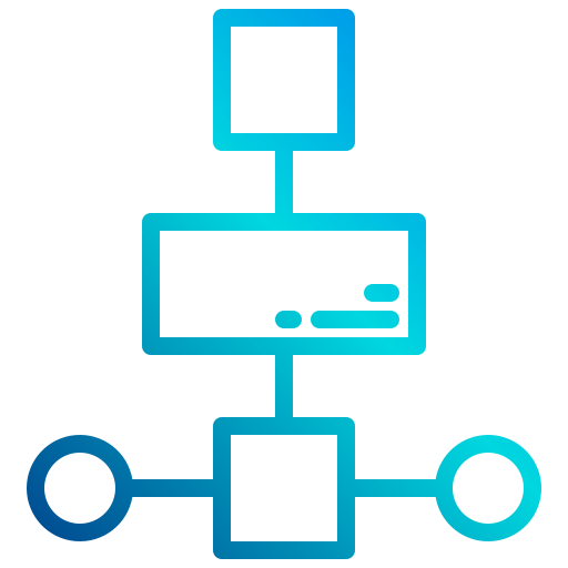 Flow chart icon