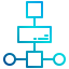Flow chart icon 64x64