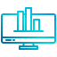 Bar graph icon 64x64