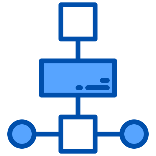 Flow chart icon