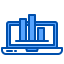 Bar graph icon 64x64