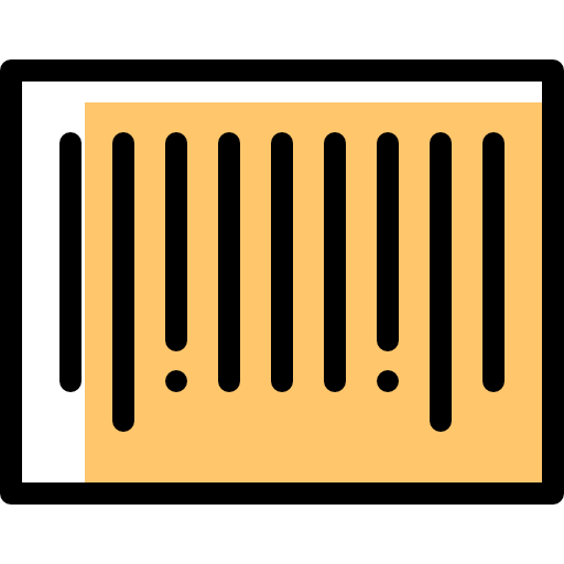 Bar code icône