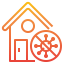 Stay at home icon 64x64