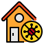 Stay at home icon 64x64