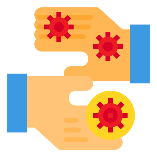 Touching icon