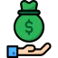 Money bag icon 64x64