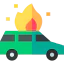 Burning car アイコン 64x64