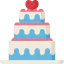 Wedding cake icon 64x64