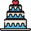 Wedding cake icon 64x64