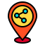 Share location biểu tượng 64x64
