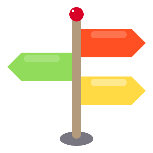 Signpost icon