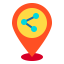 Share location biểu tượng 64x64
