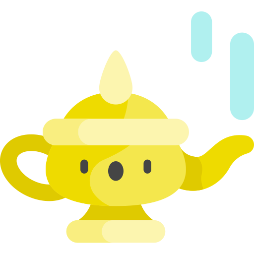 Magic lamp icon