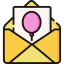 Birthday invitation icon 64x64