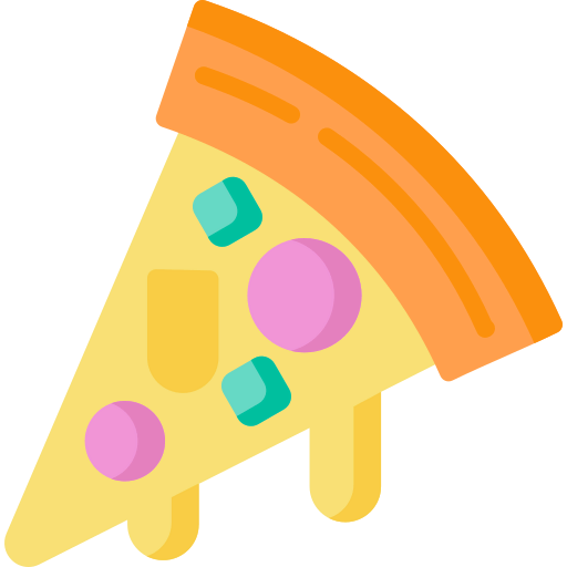 Pizza slice icon