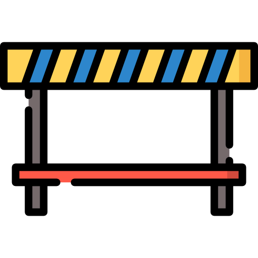 Road block icon