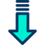 Down arrow icon 64x64