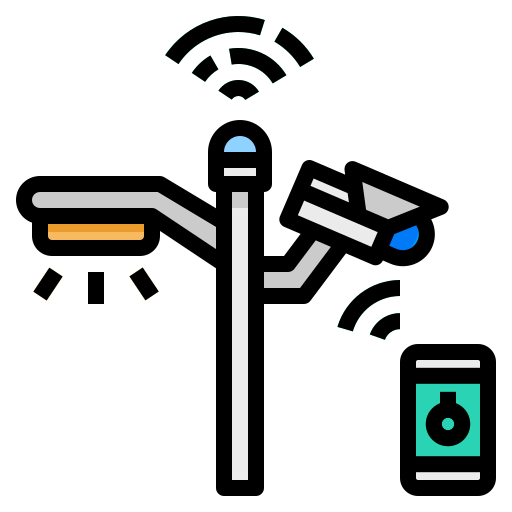 Smart lighting icon