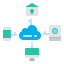 Cloud data biểu tượng 64x64