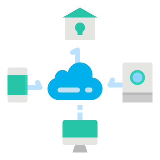 Cloud data Ikona