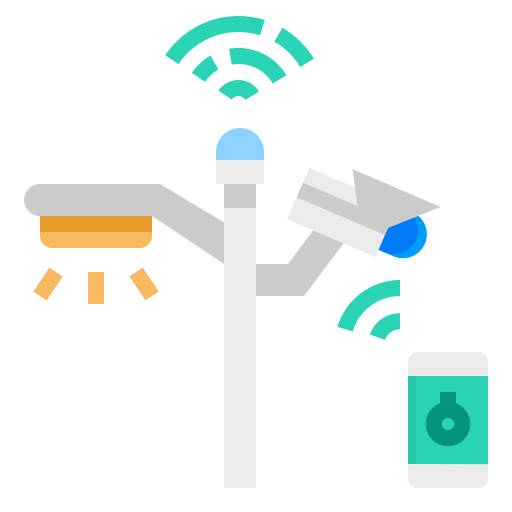 Smart lighting icon