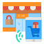 Online shopping icon 64x64