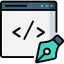 Web design icon 64x64