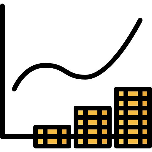 Line chart icon