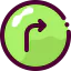 Turn right icon 64x64