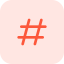 Hashtag icon 64x64