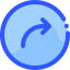 Curved arrow icon 64x64