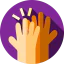 High five icon 64x64