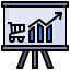 Market trends icon 64x64