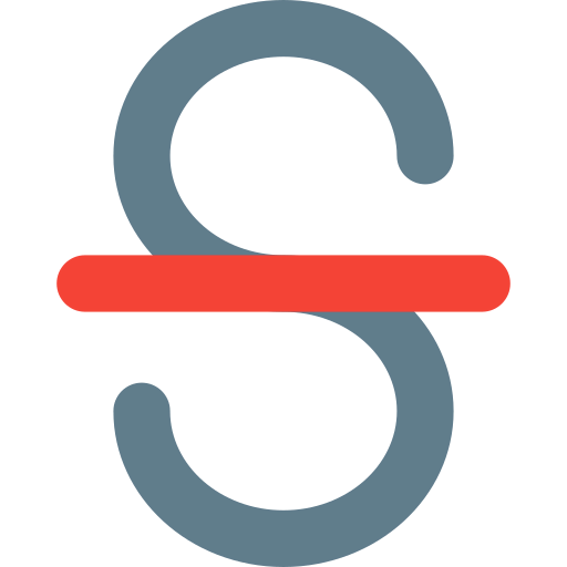 Strikethrough icon