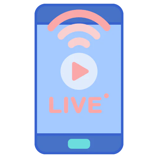 Live streaming icon
