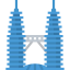 Petronas towers icon 64x64