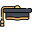 Graduation cap icon 64x64