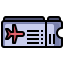Boarding pass icon 64x64
