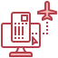 Airplane ticket icon 64x64