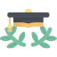 Graduation cap icon 64x64