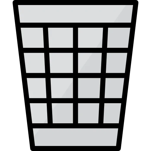 Trash bin icon
