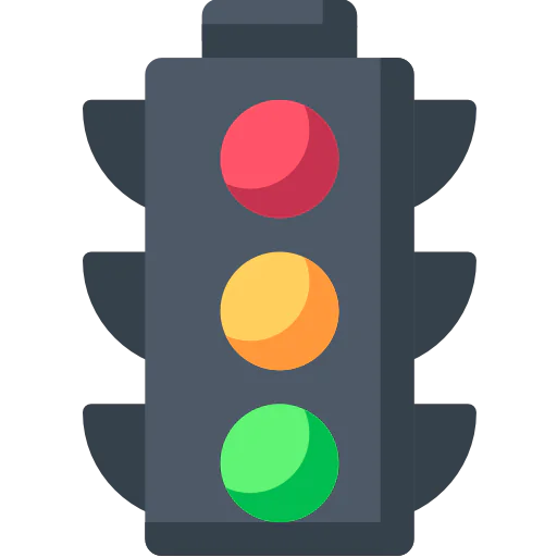 Traffic light icon