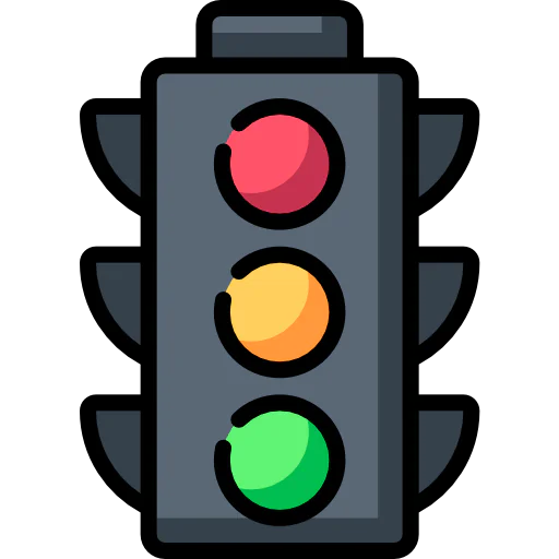 Traffic light icon
