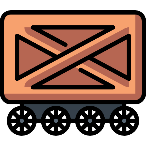 Freight wagon icon