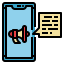 Mobile marketing icon 64x64