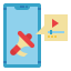 Mobile marketing icon 64x64
