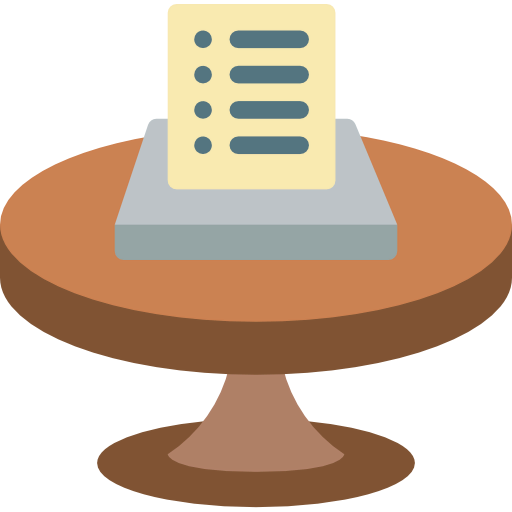 Coffee table icon