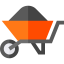 Wheelbarrow icon 64x64