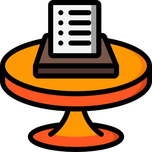 Coffee table icon