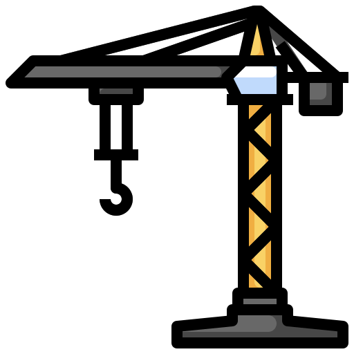 Tower crane icon